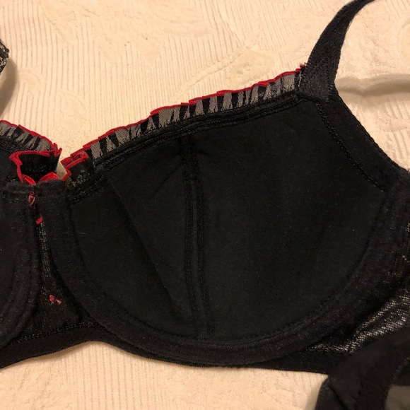 Gossard lace and ruffle underwire bra 34A NWT - Picture 6 of 7